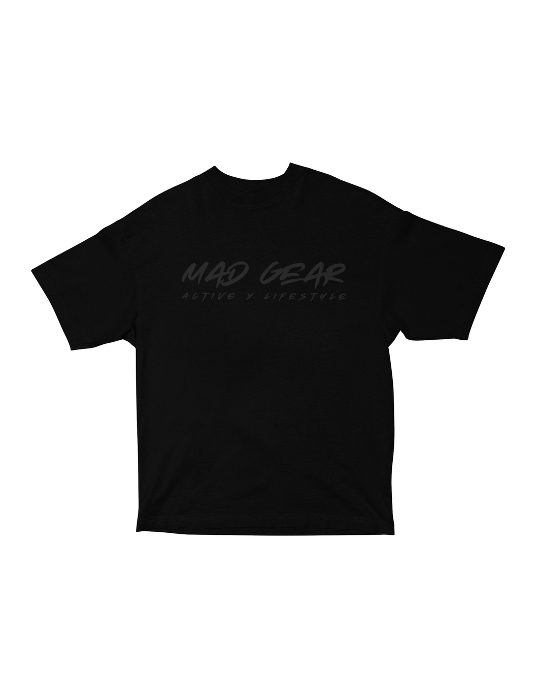 ETS OVERSIZED BLACK TEE